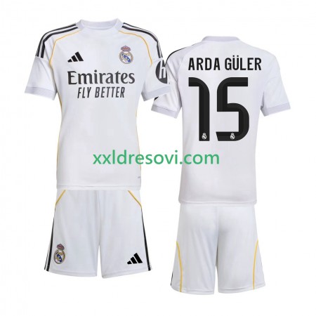 Real Madrid Arda Guler 15 Domaći Dječji Nogometni Dres 2025-2026